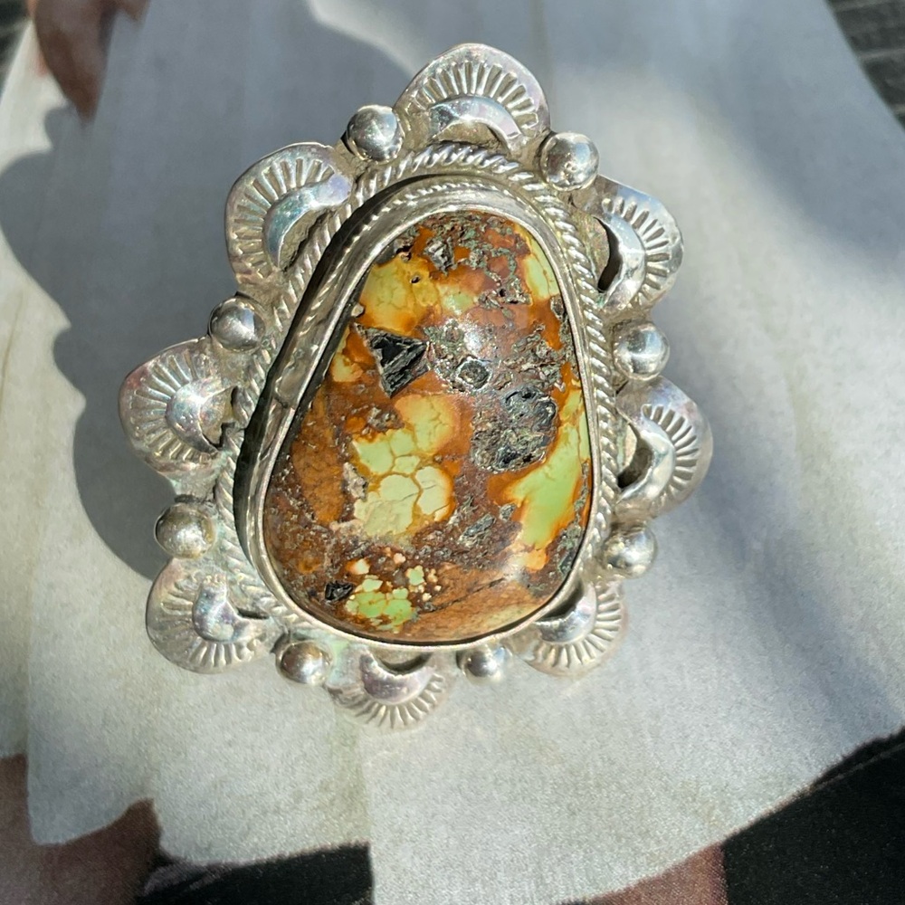 Silver Statement Ring NATIVE Sheila Becenti